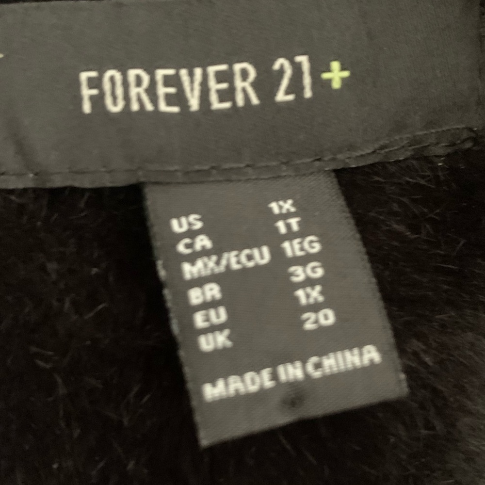 Black Faux Fur Jacket. - Picture 3 of 3